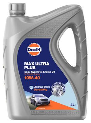 Gulf Max Ultra Plus 10W40 (KIB) (4 δοχεία X 4L)